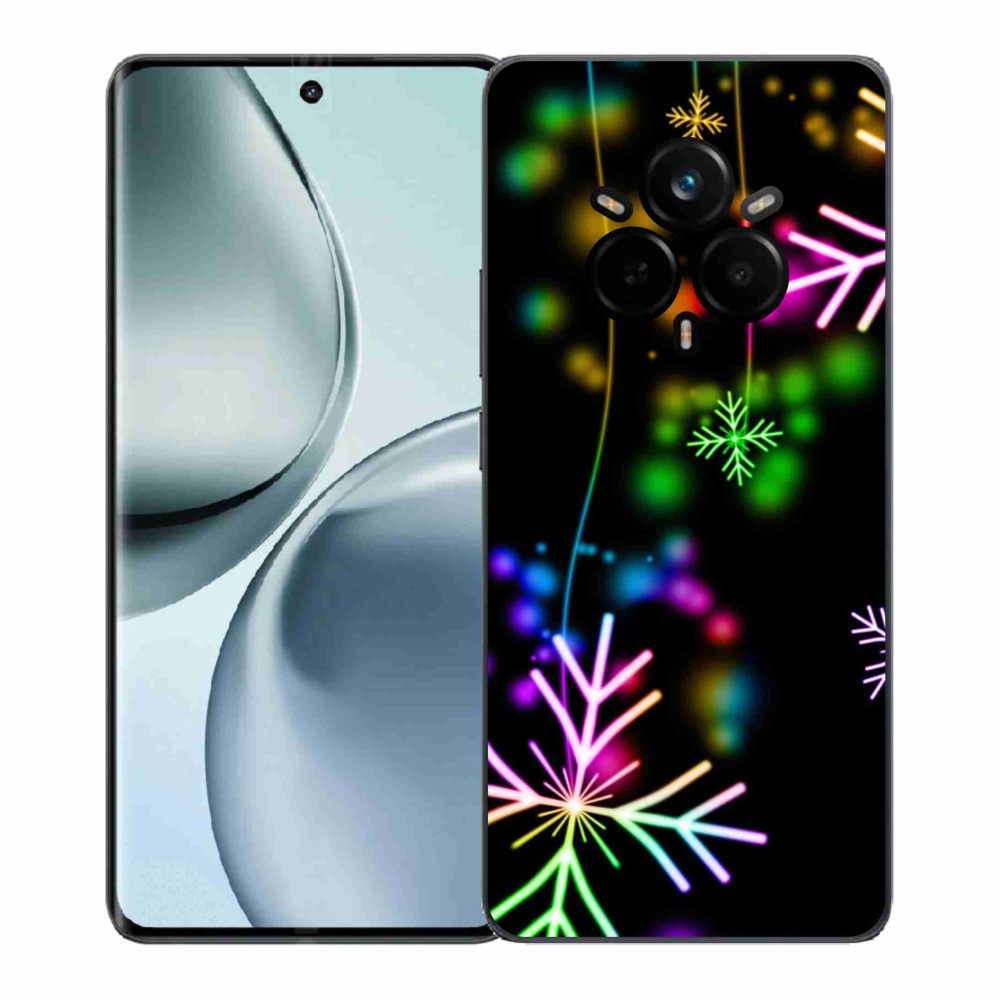Gelový kryt mmCase na Realme 14 Pro+ 5G - barevné vločky