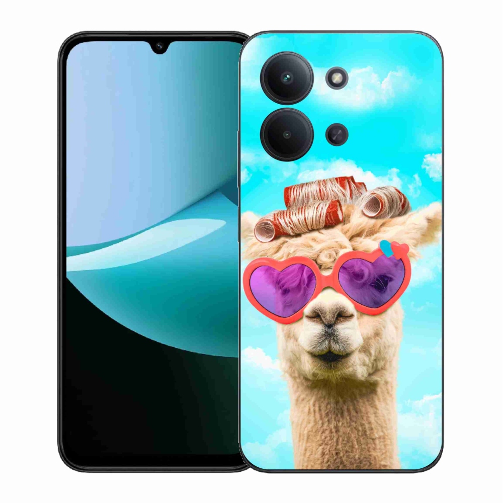 Gelový kryt mmCase na Xiaomi Redmi 15C 4G (171mm)/Poco C85 4G (171mm) - lama s brýlemi