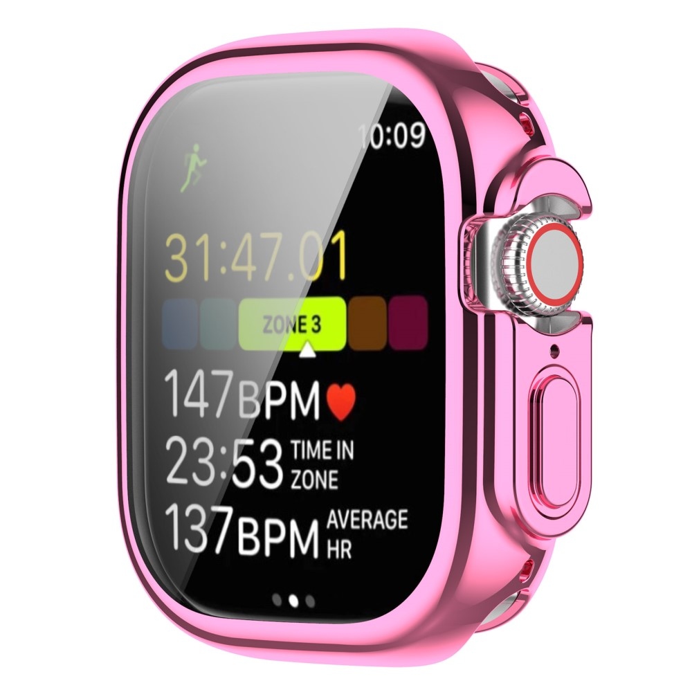 Soft nasazovací gelové ochranné pouzdro pro Apple Watch Ultra/Ultra 2 49 mm - růžové