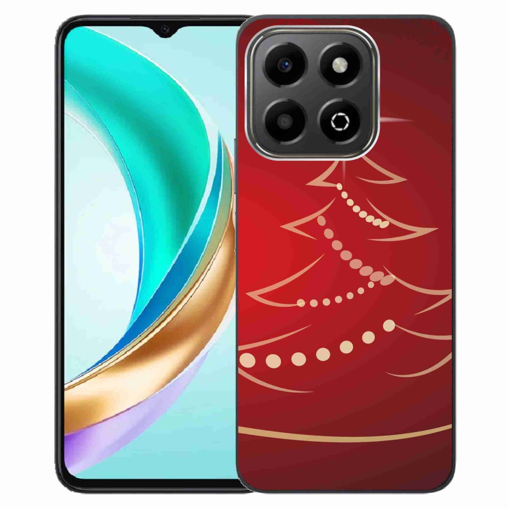 Gelový kryt mmCase na Honor X6b - kreslený vánoční stromek