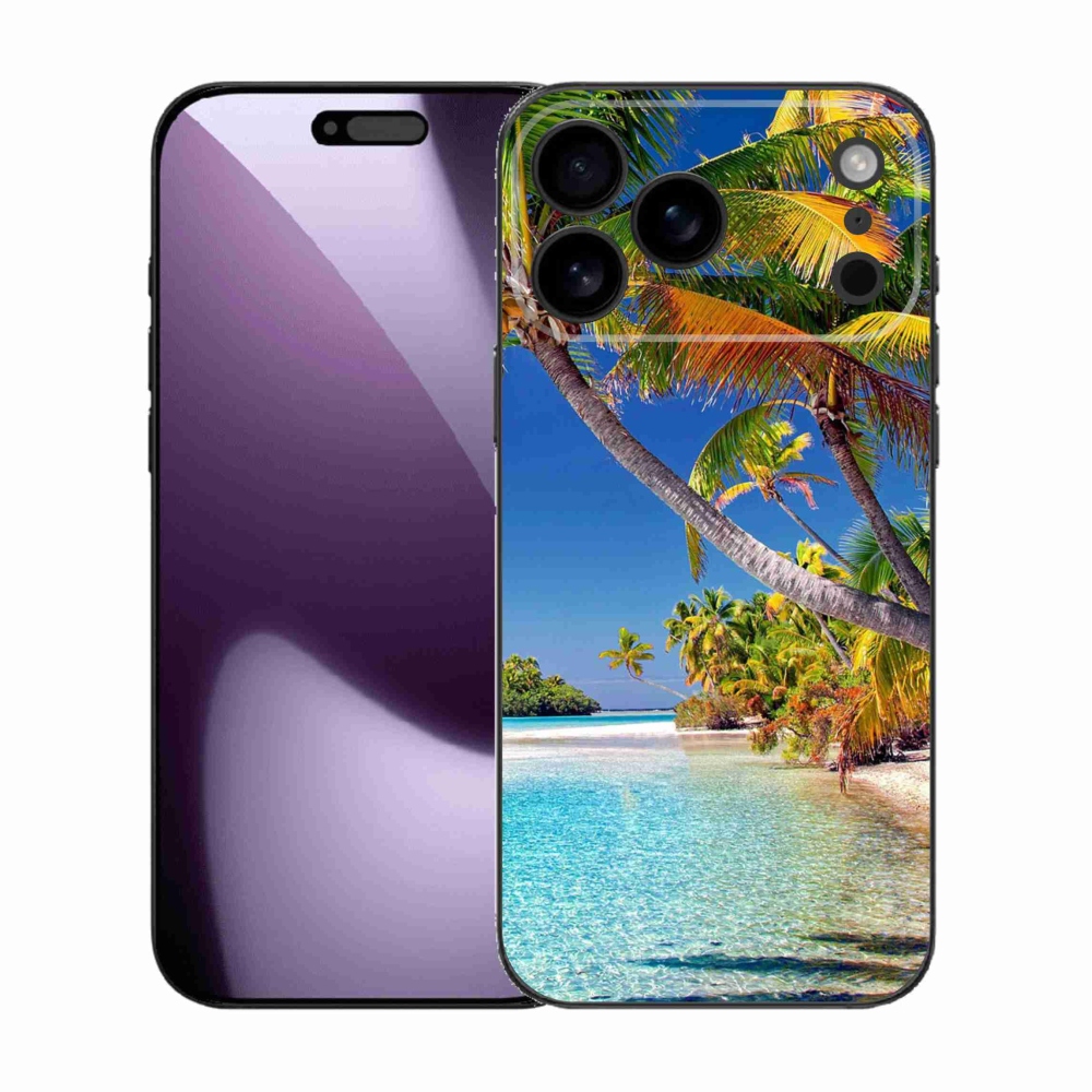 Gelový kryt mmCase na iPhone 17 Pro Max - mořská pláž