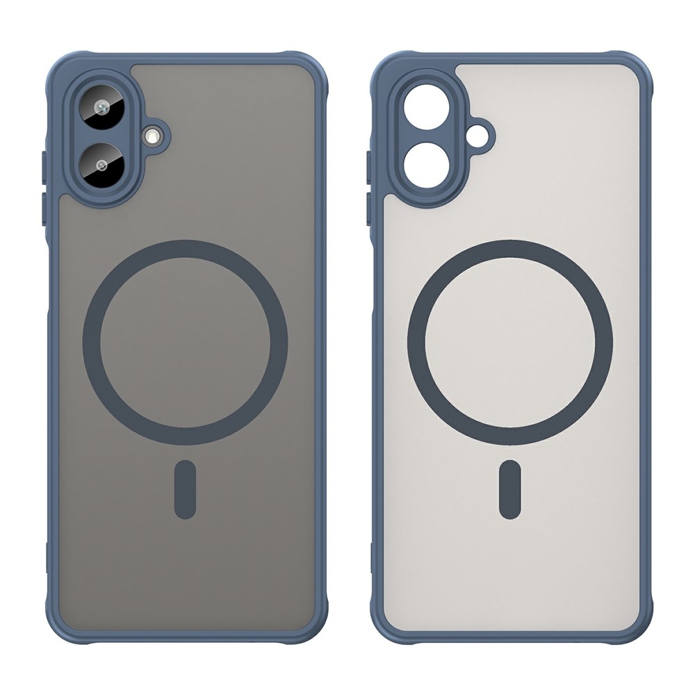 Case matný gelový obal s MagSafe na Samsung Galaxy A07 4G - modrý