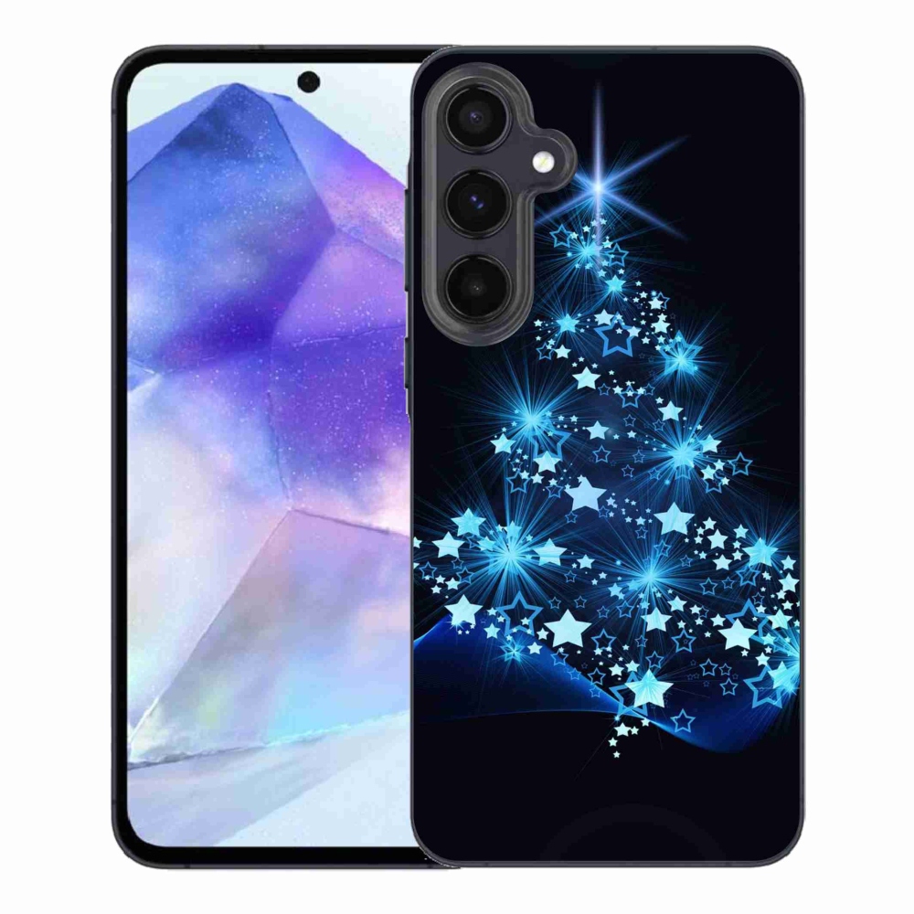 Gelový kryt mmCase na Samsung Galaxy A55 5G - vánoční stromek