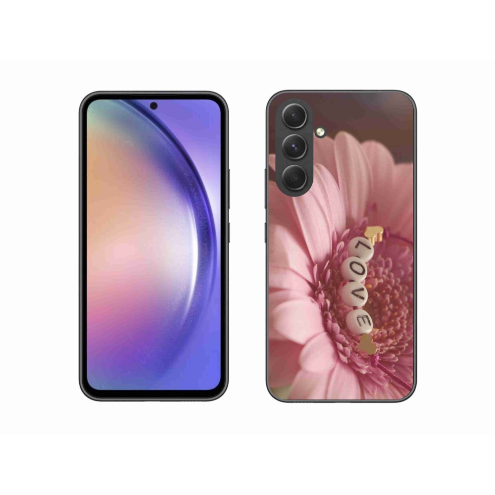 Gelový kryt mmCase na Samsung Galaxy A54 5G - přívěsek love