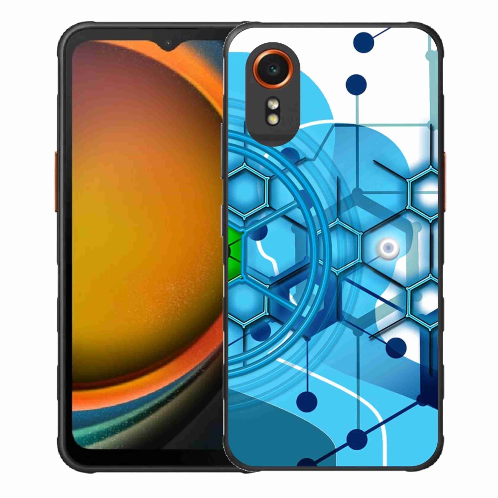 Gelový kryt mmCase na Samsung Galaxy Xcover 7 - abstraktní vzor 2