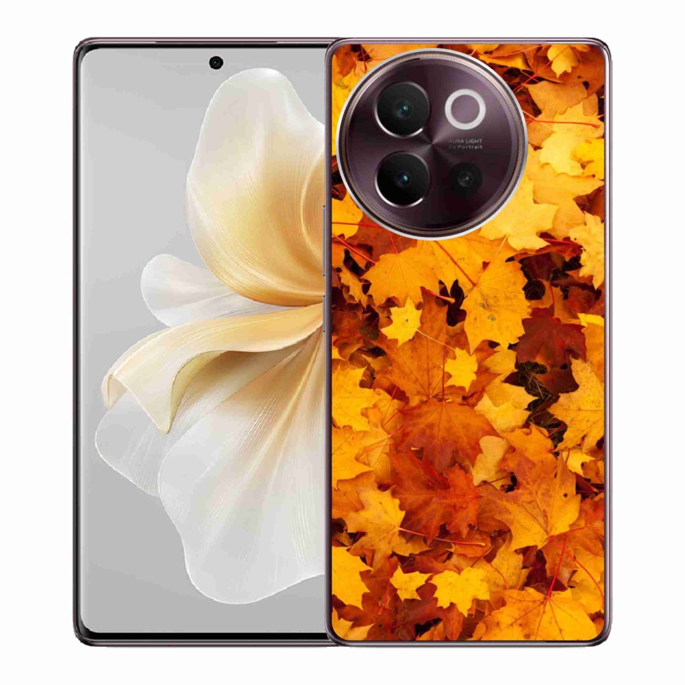 Gelový kryt mmCase na Vivo V40 Lite 5G - javorové listy