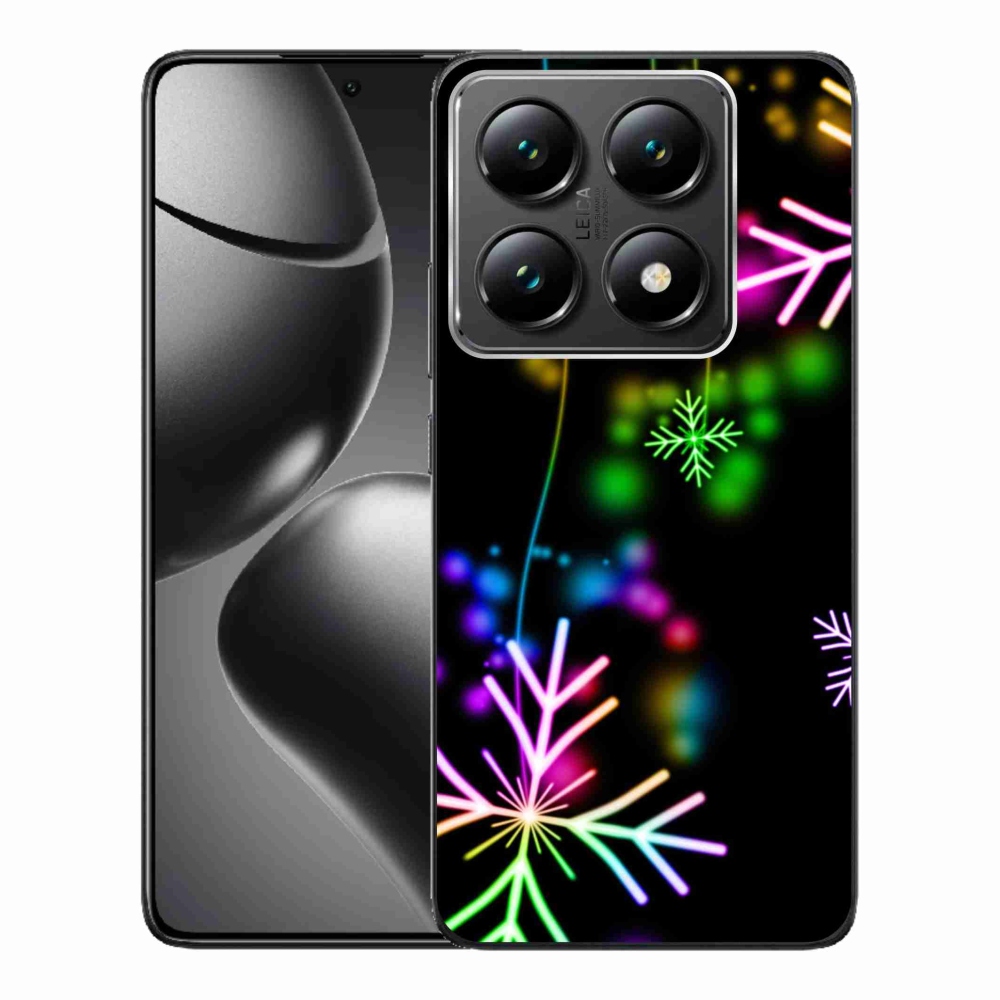 Gelový kryt mmCase na Xiaomi 14T Pro - barevné vločky