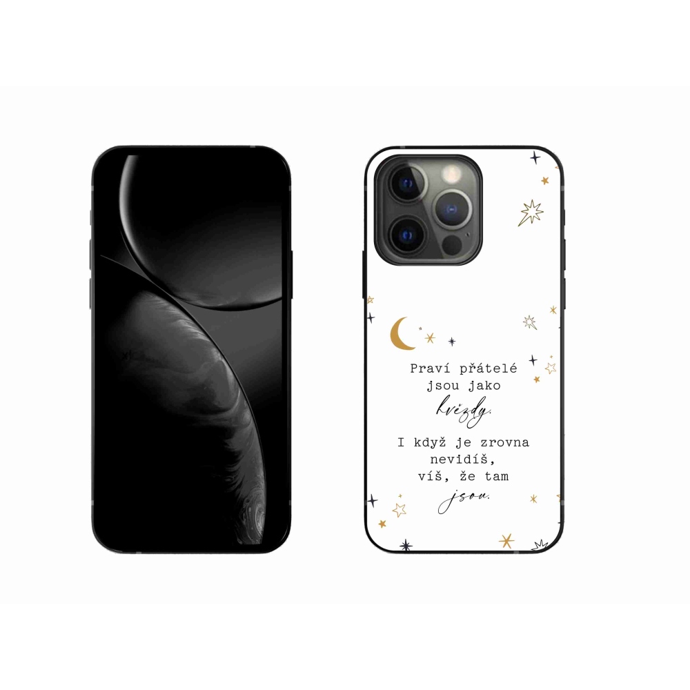 Gelový kryt mmCase na iPhone 13 Pro 6.1 - citát 6 bílé pozadí