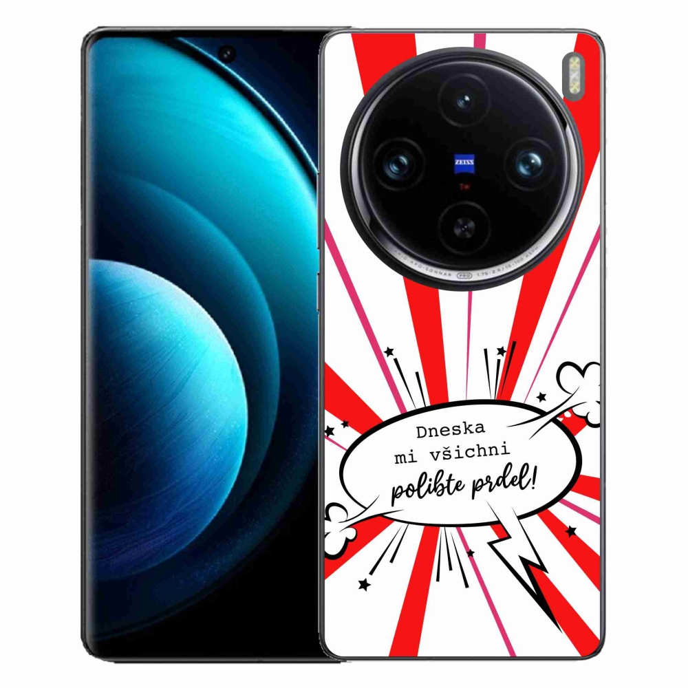 Gelový kryt mmCase na Vivo X100 Pro 5G - vtipný text 15 bílé pozadí