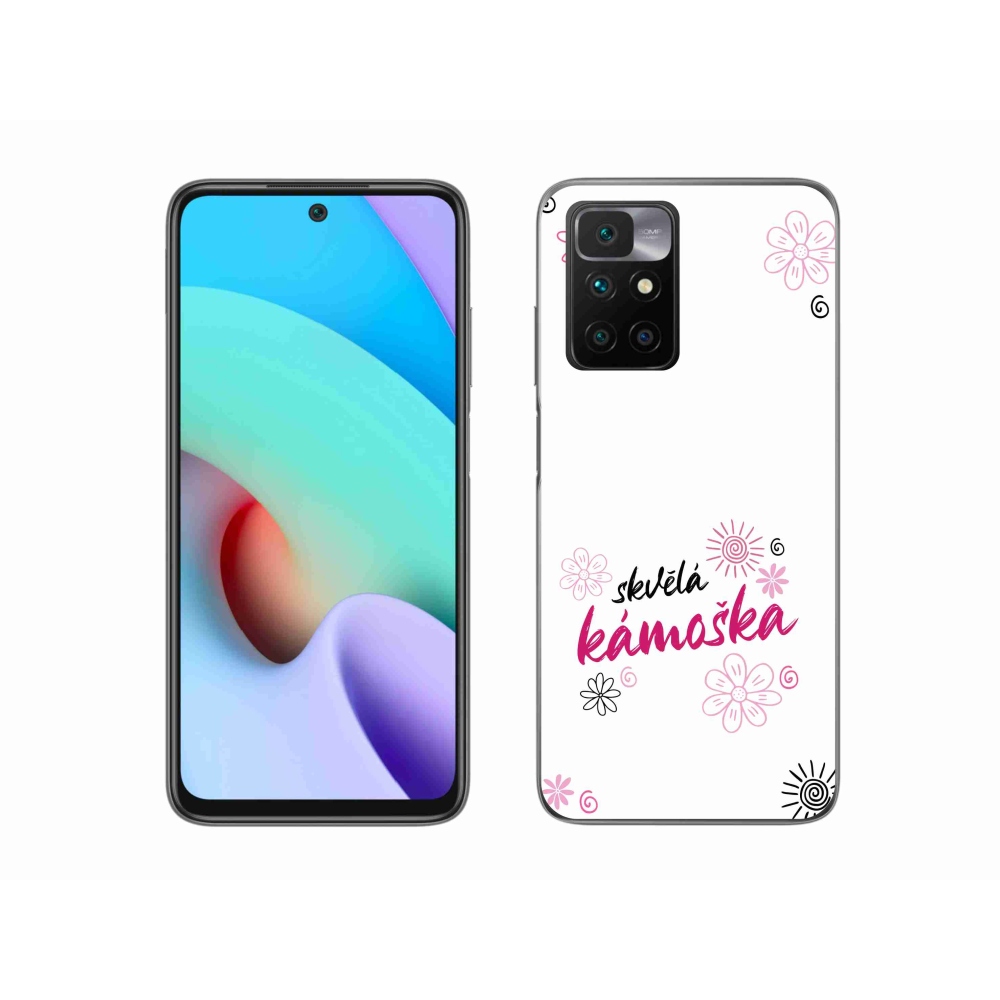 Gelový kryt mmCase na Xiaomi Redmi 10/Redmi 10 (2022) - skvělá kámoška bílé pozadí