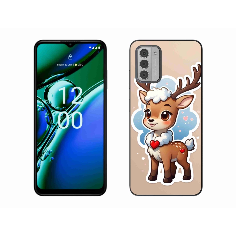 Gelový kryt mmCase na Nokia G42 - kreslený sob