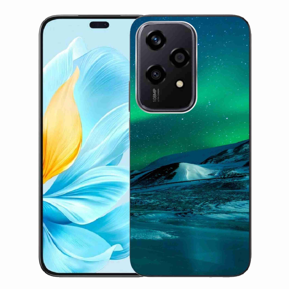 Gelový kryt mmCase na Honor 200 Lite 5G - polární záře