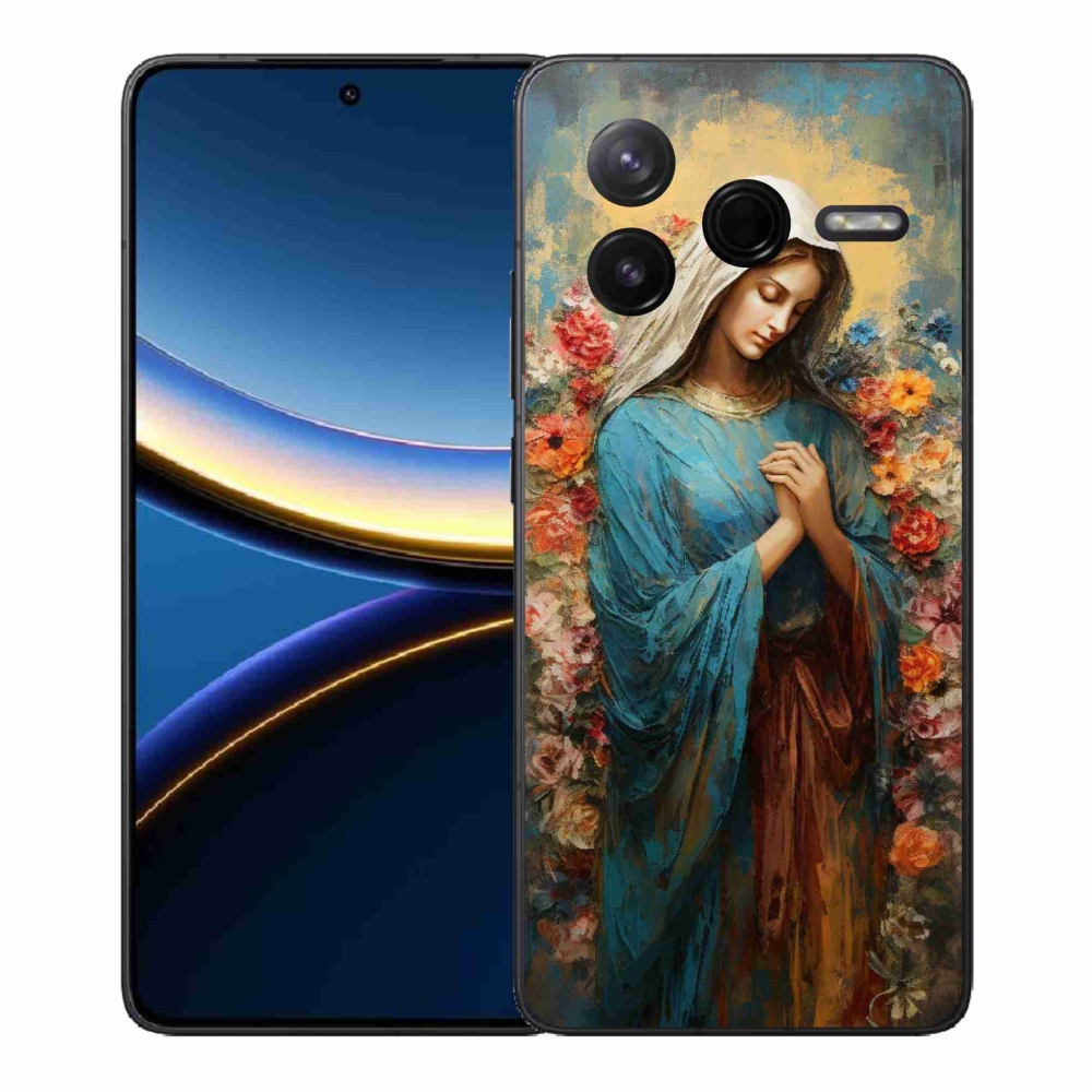 Gelový kryt mmCase na Xiaomi Poco F7 Pro - svatá žena