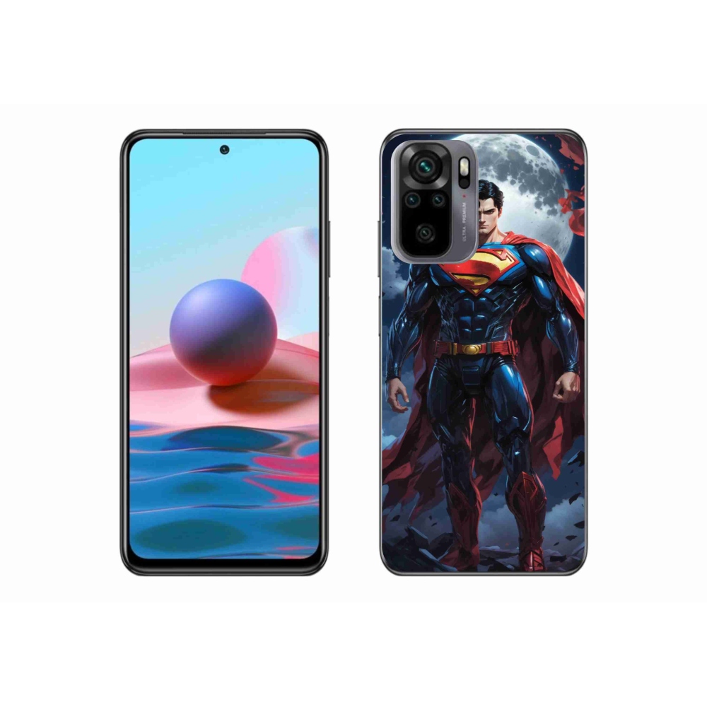 Gelový kryt mmCase na Xiaomi Redmi Note 10S - superman