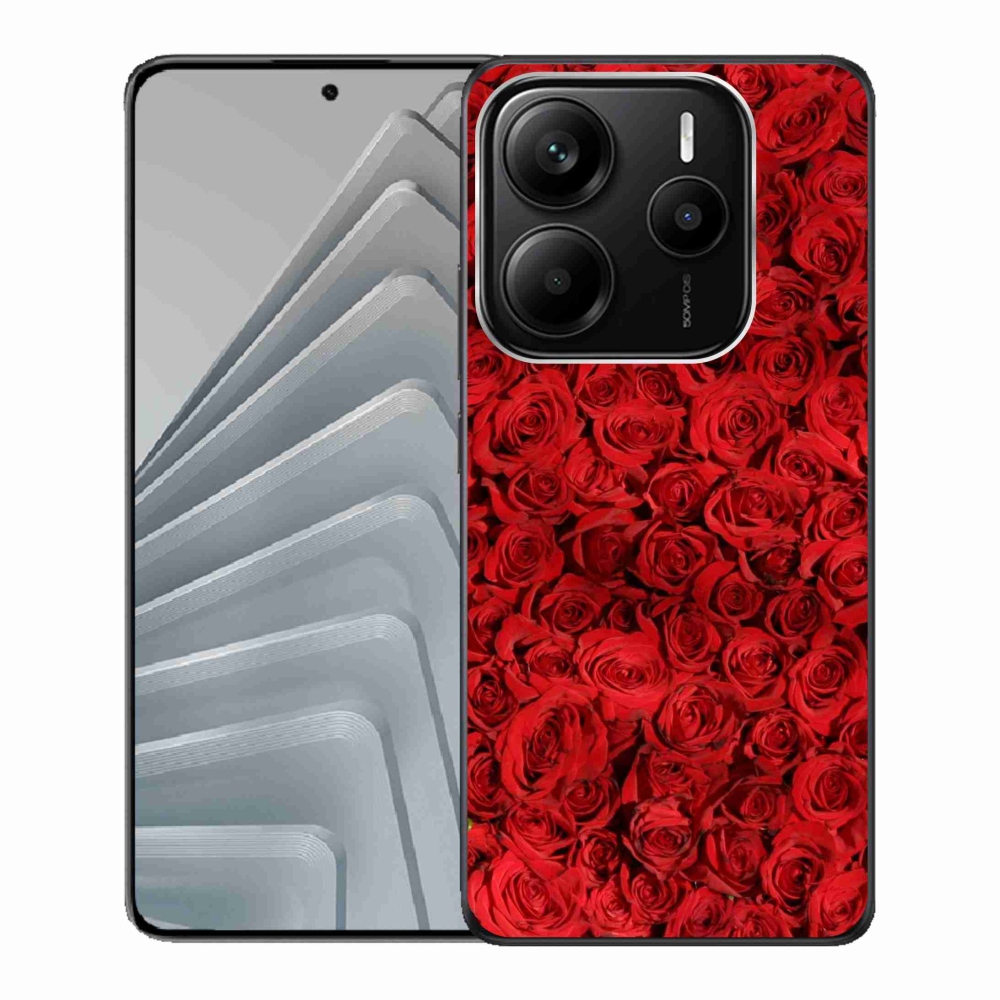 Gelový kryt mmCase na Xiaomi Redmi Note 14 5G - růže