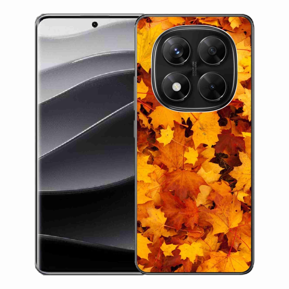 Gelový kryt mmCase na Xiaomi Redmi Note 14 Pro 5G/Poco X7 5G - javorové listy