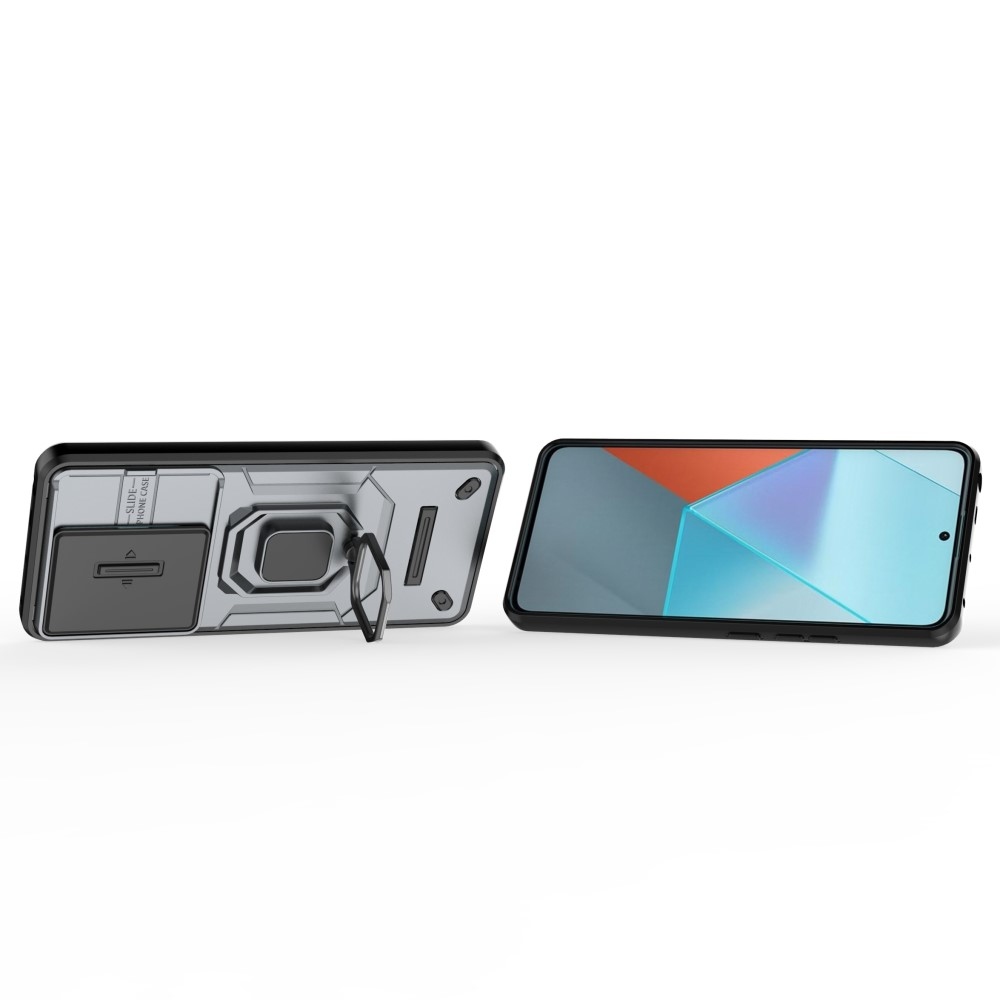 Lens odolný hybridní kryt na Xiaomi Redmi Note 13 Pro 5G/Poco X6 5G - šedý