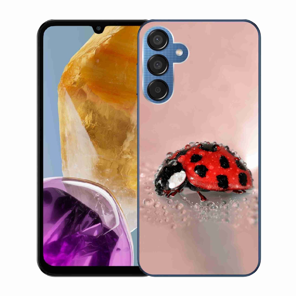 Gelový kryt mmCase na Samsung Galaxy M15 5G - beruška