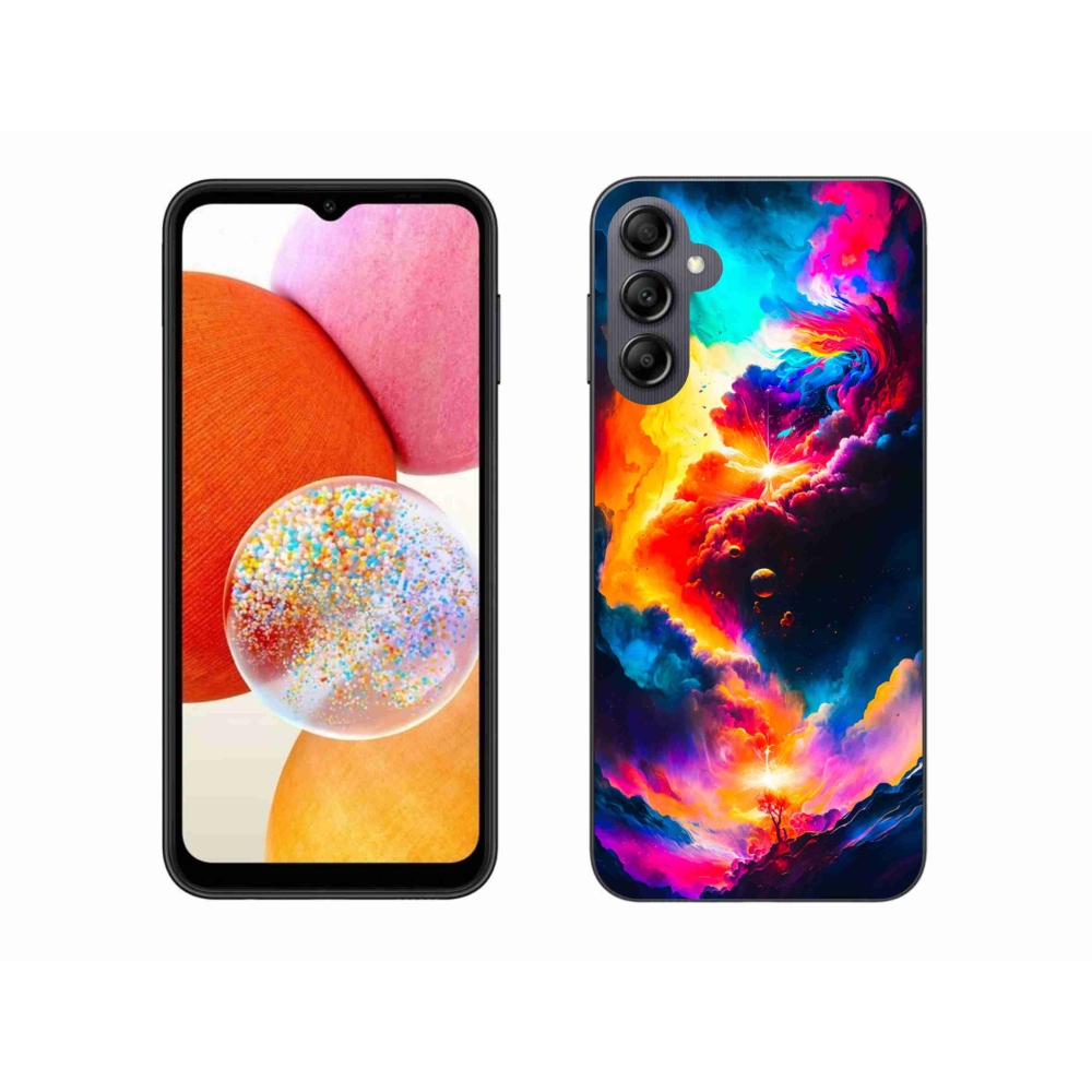 Gelový kryt mmCase na Samsung Galaxy A14 4G/5G - abstraktní motiv