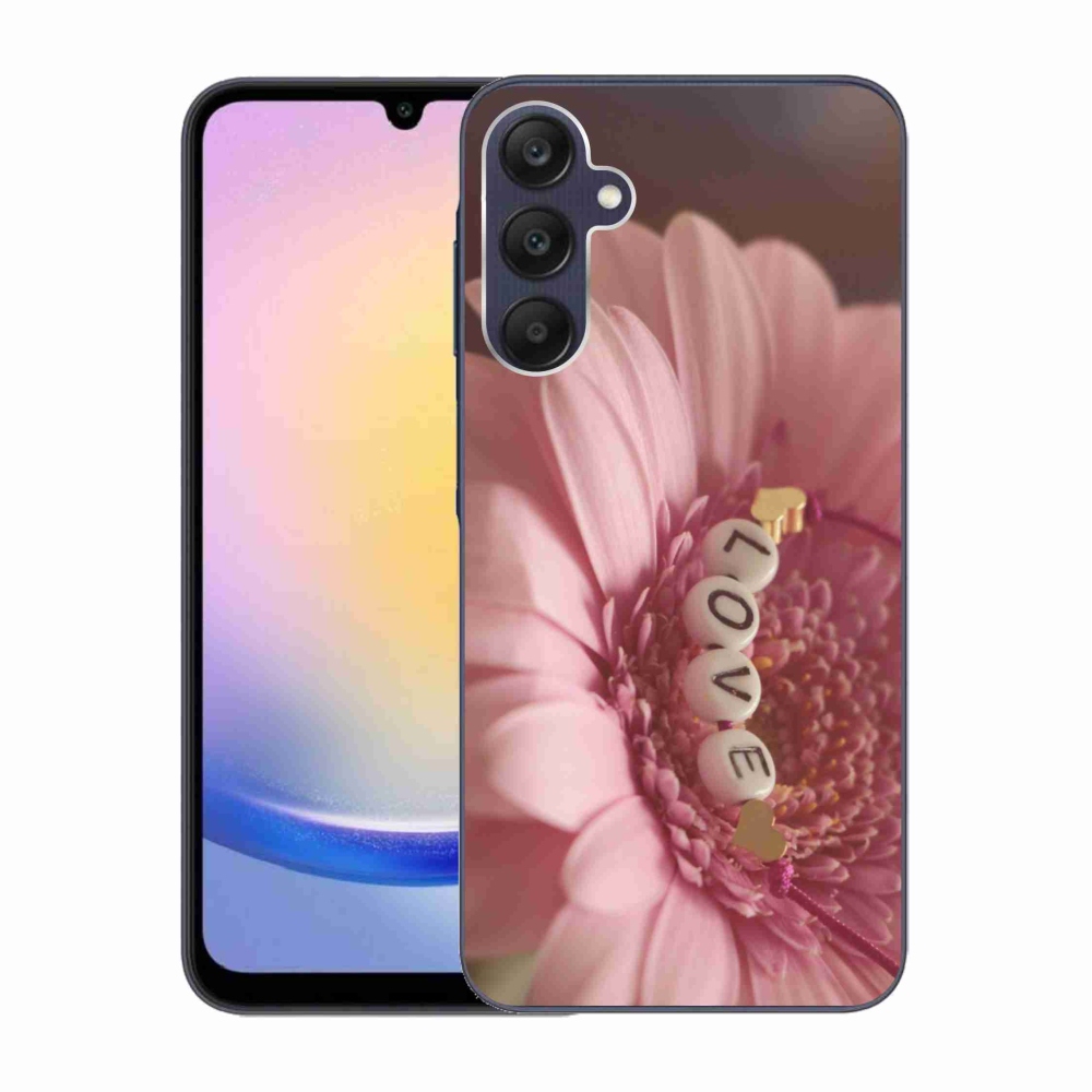 Gelový kryt mmCase na Samsung Galaxy A25 5G - přívěsek love