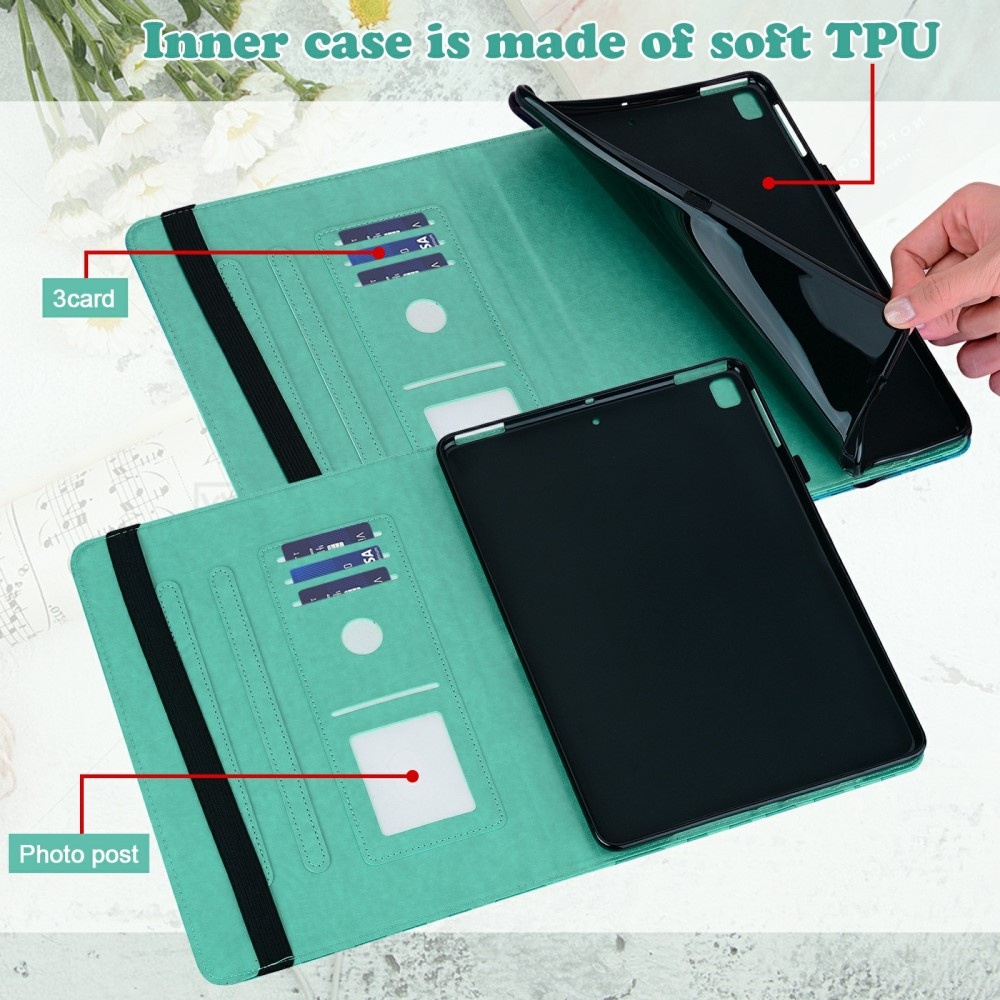 Tree zavírací pouzdro na tablet Xiaomi Pad 7/7 Pro - modrozelené