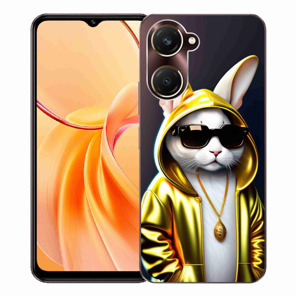 Gelový kryt mmCase na Vivo Y28s 5G - kočka boss