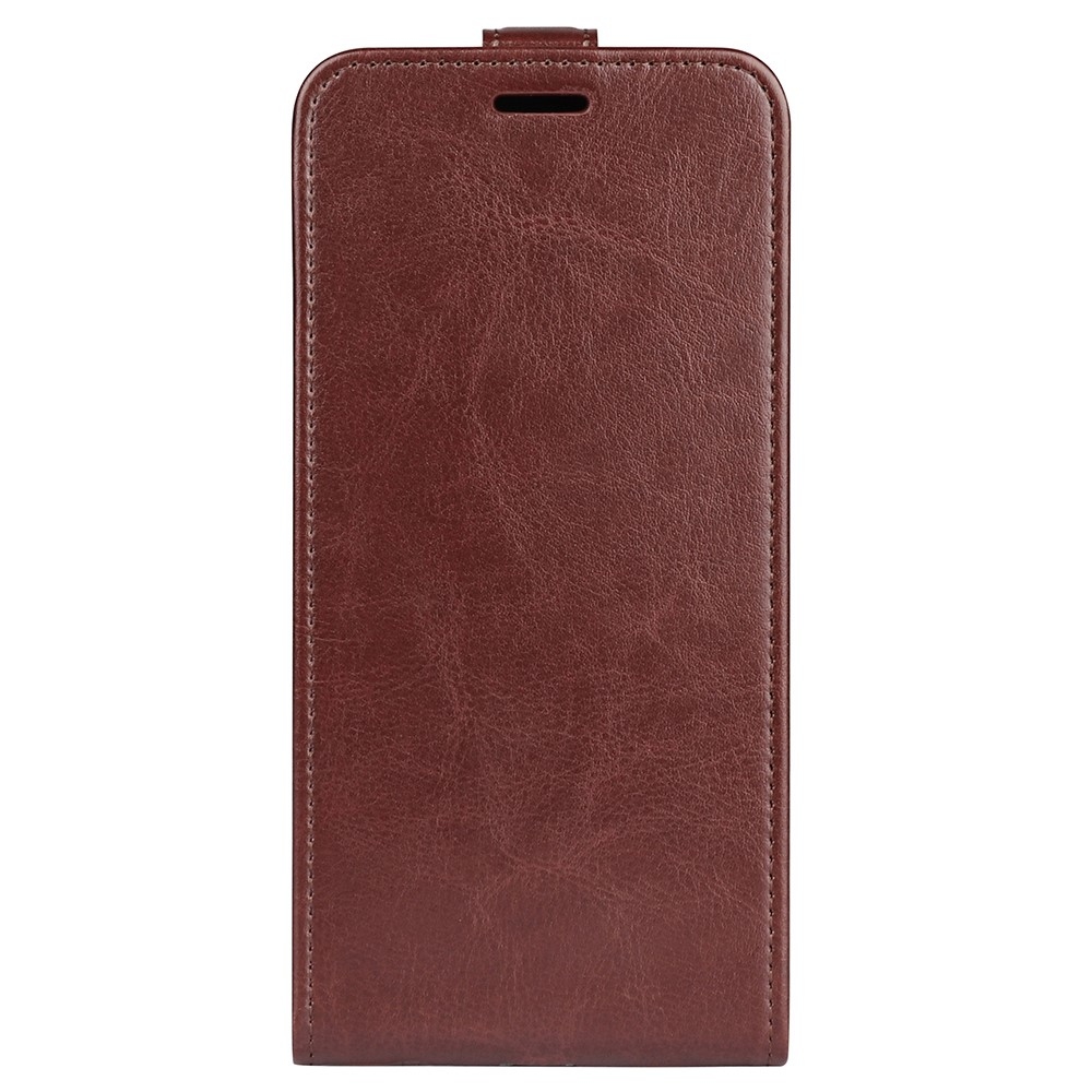 Vertical knížkové pouzdro na Samsung Galaxy S25 - hnědé