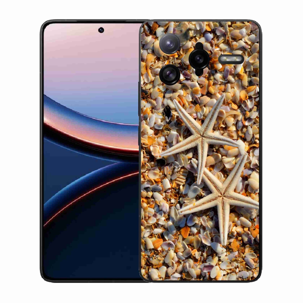 Gelový kryt mmCase na Xiaomi Poco F7 Ultra - mořské hvězdice