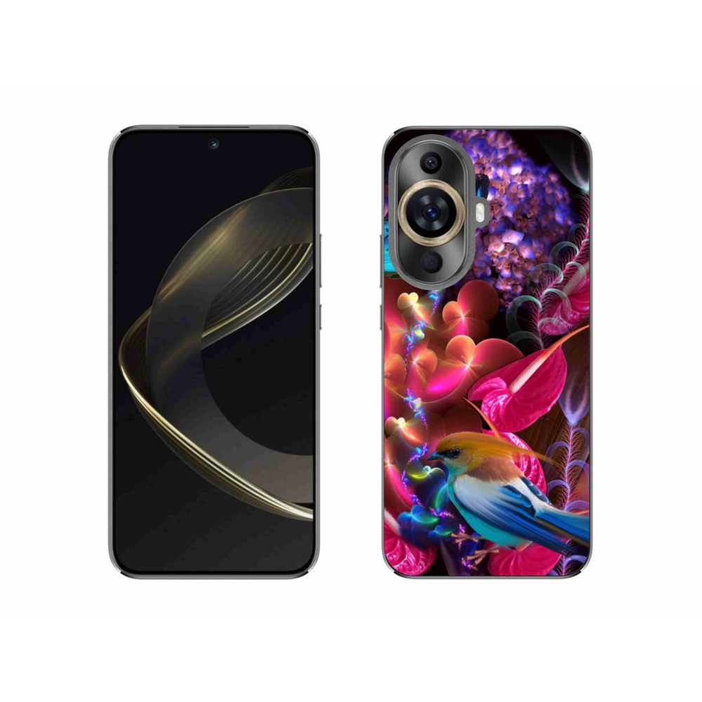 Gelový kryt mmCase na Huawei Nova 11 - barevné květiny