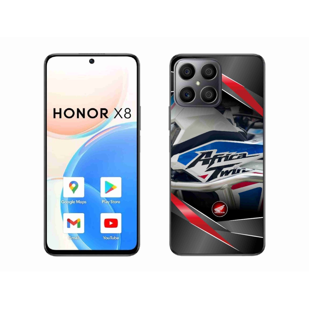 Gelový kryt mmCase na Honor X8 4G - motorka honda