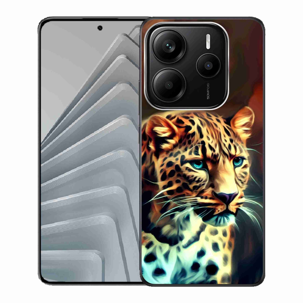 Gelový kryt mmCase na Xiaomi Redmi Note 14 5G - leopard