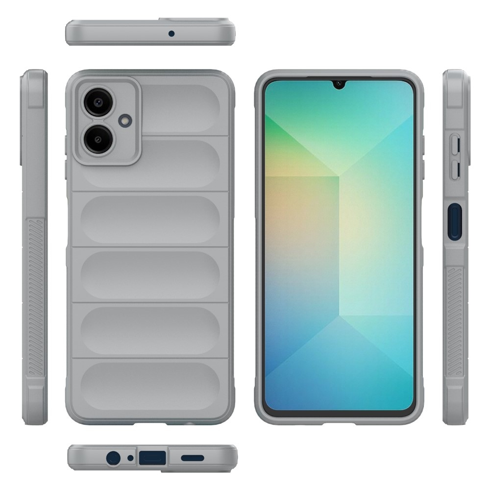 Rugg odolný gelový obal na Samsung Galaxy A06 4G - světlešedý