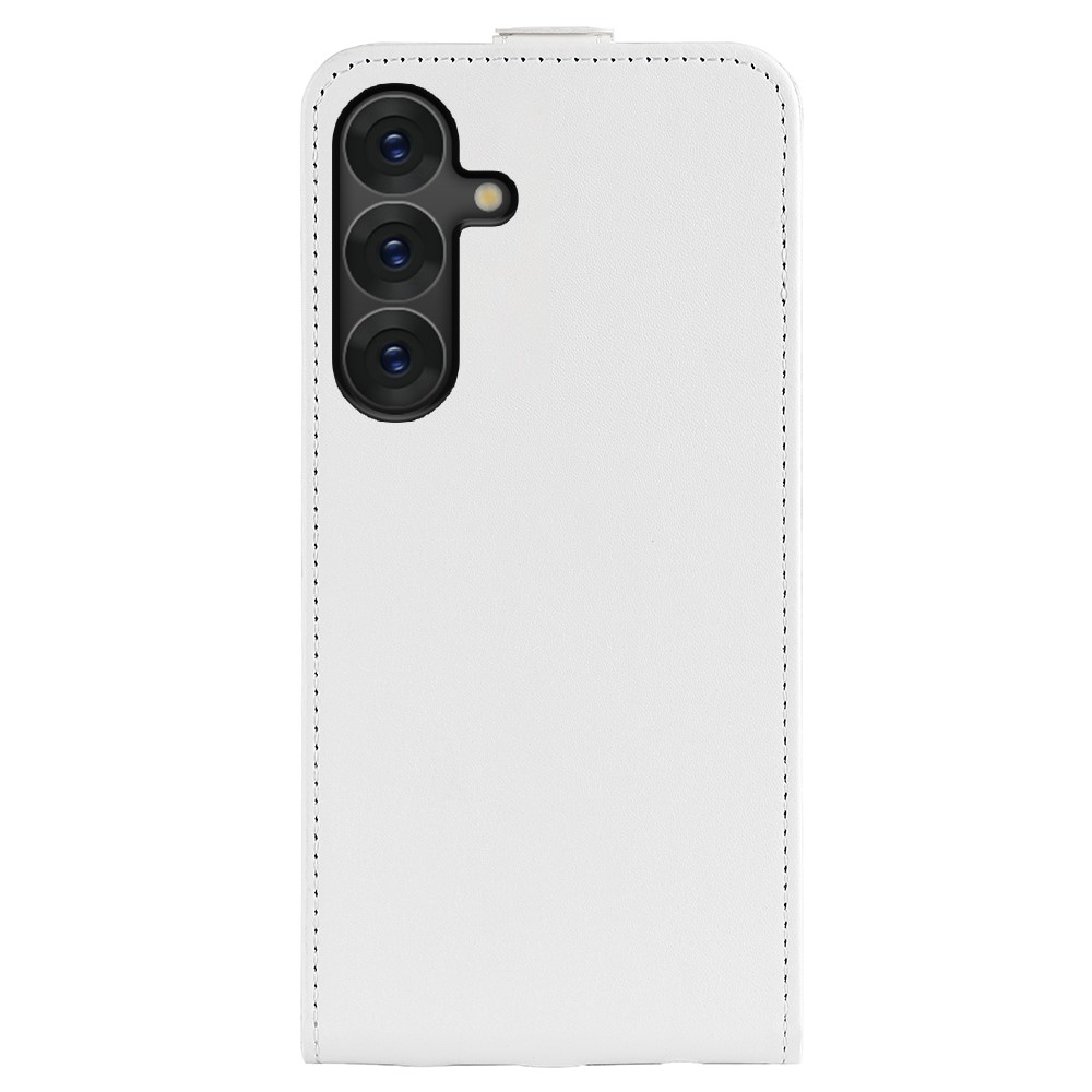 Vertical knížkové pouzdro na Samsung Galaxy S25 - bílé