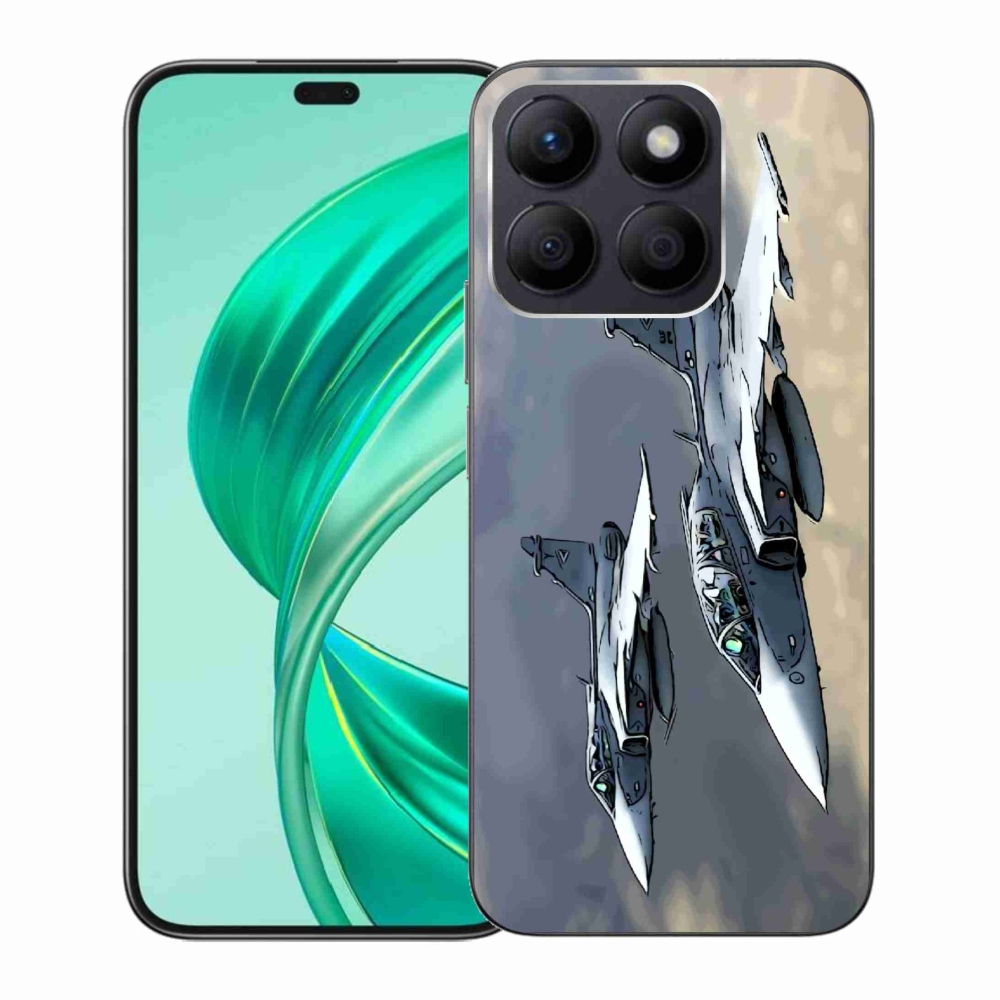 Gelový kryt mmCase na Honor X8b - stíhačky