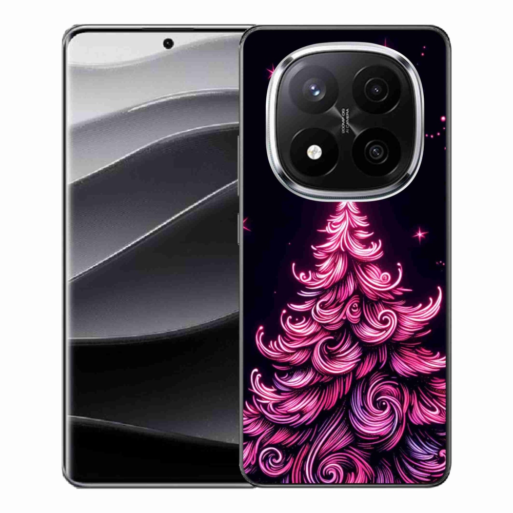 Gelový kryt mmCase na Xiaomi Redmi Note 14 Pro+ 5G - neonový vánoční stromek 2
