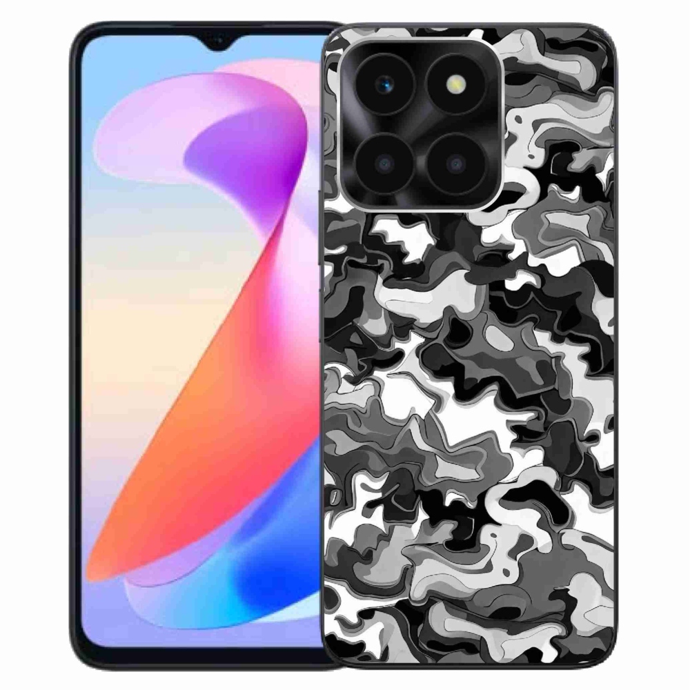 Gelový kryt mmCase na Honor X6a - maskáčový vzor 3