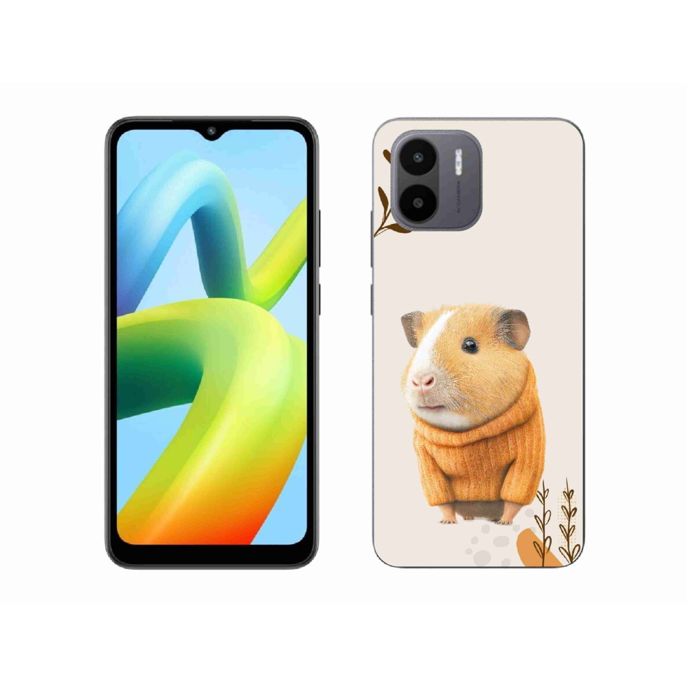 Gelový kryt mmCase na Xiaomi Redmi A1/Redmi A2 - morče ve svetru