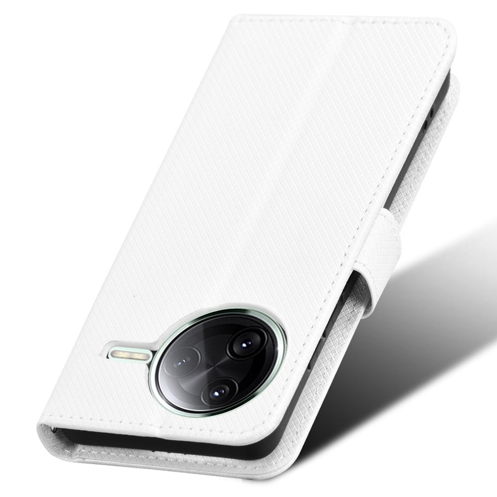 Diamond knížkové pouzdro na Xiaomi Poco F7 Pro 5G/Poco F7 Ultra 5G - bílé