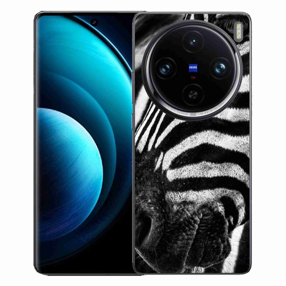 Gelový kryt mmCase na Vivo X100 Pro 5G - zebra