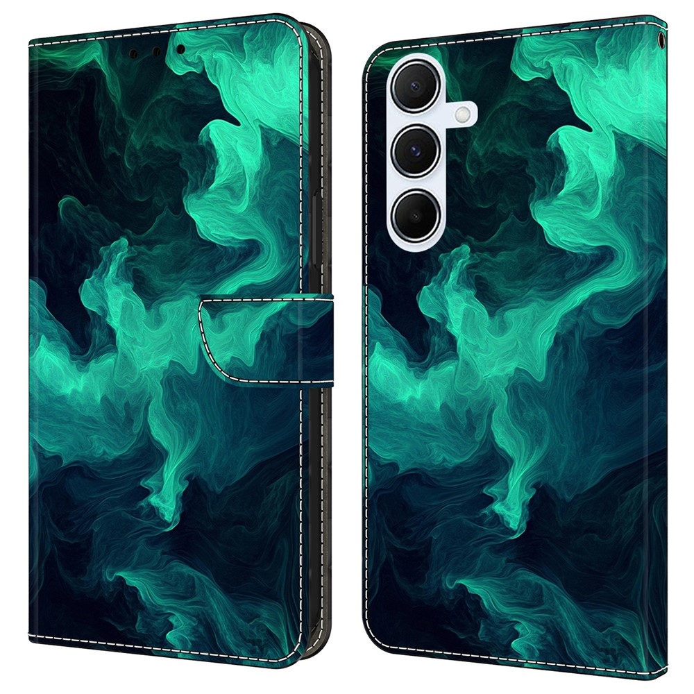 Firmly knížkové pouzdro na Samsung Galaxy A17 5G/A26 5G - zelený kouř