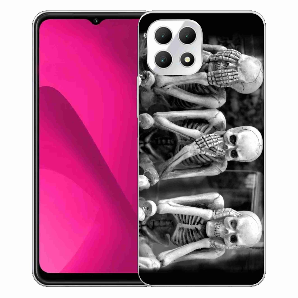 Gelový kryt mmCase na T-Mobile T Phone 2 - kostlivci