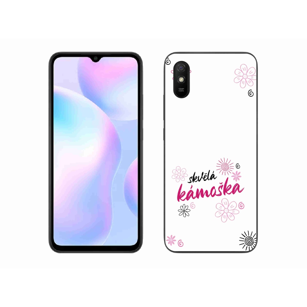 Gelový kryt mmCase na Xiaomi Redmi 9AT - skvělá kámoška bílé pozadí