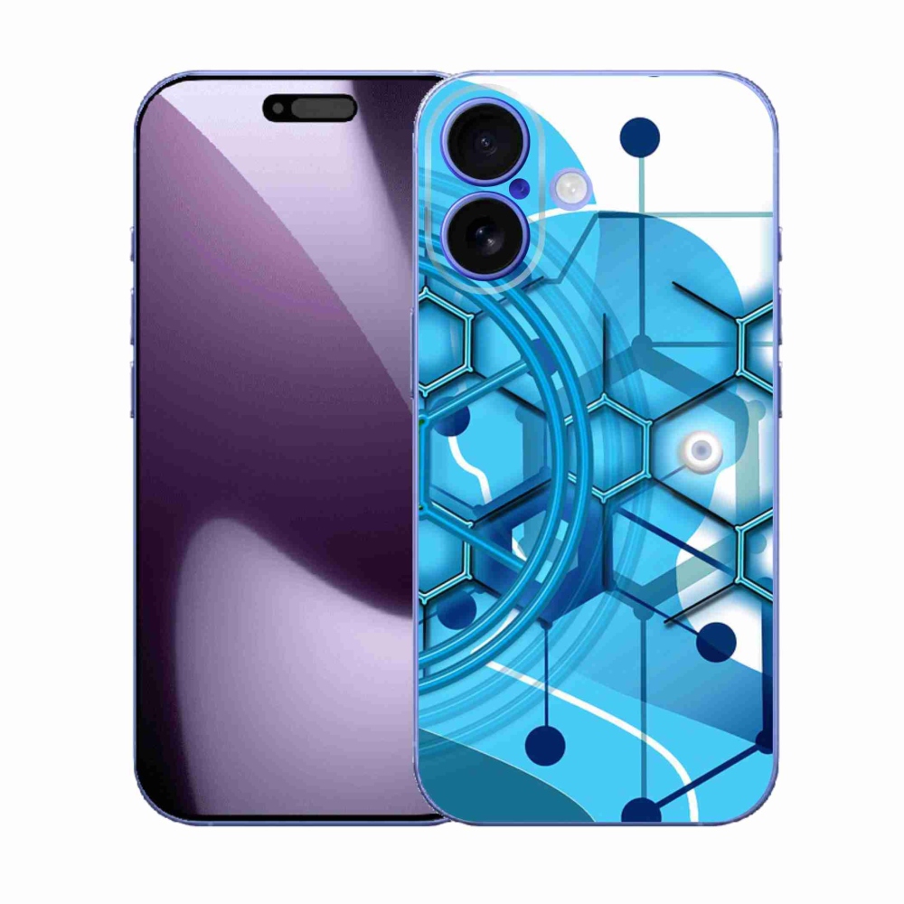 Gelový kryt mmCase na iPhone 17 - abstraktní vzor 2