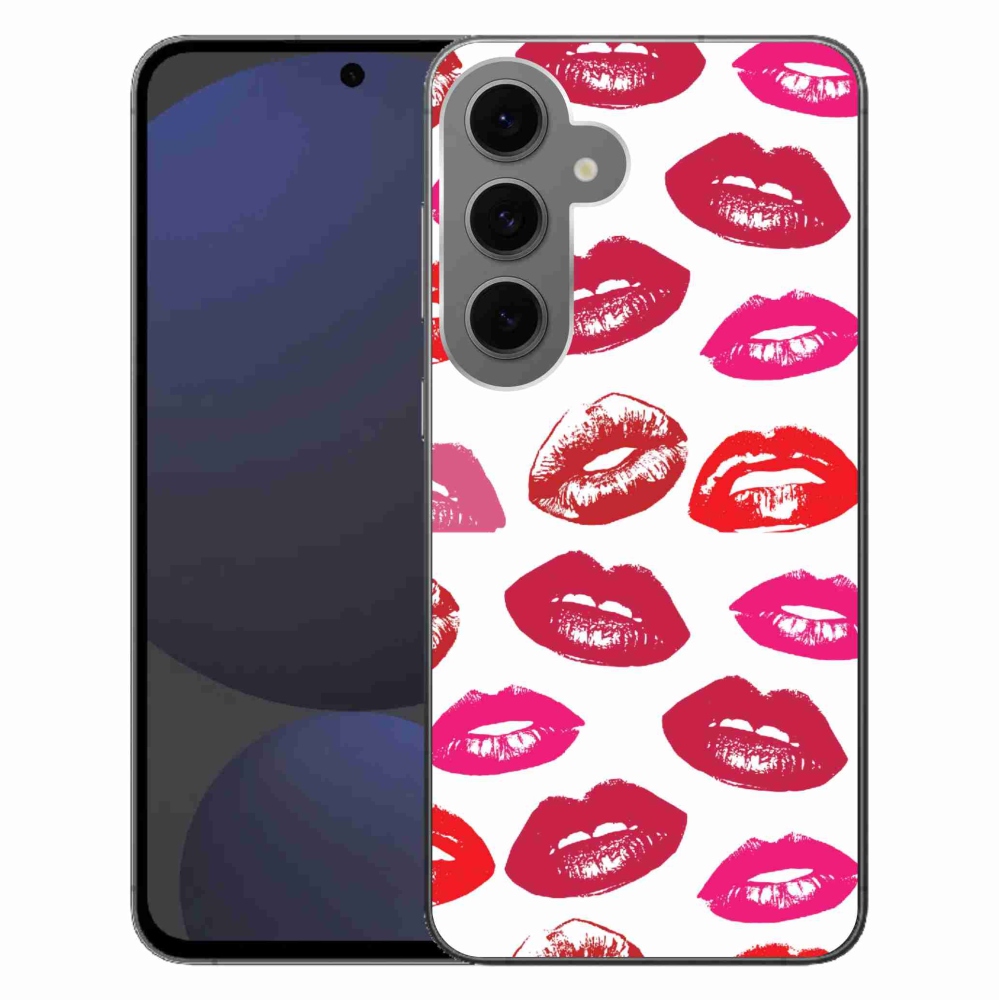 Gelový kryt mmCase na Samsung Galaxy S24 FE - rty