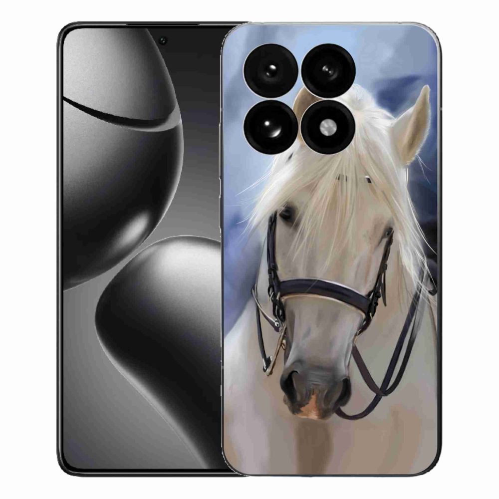 Gelový kryt mmCase na Xiaomi 15T - bílý kůň