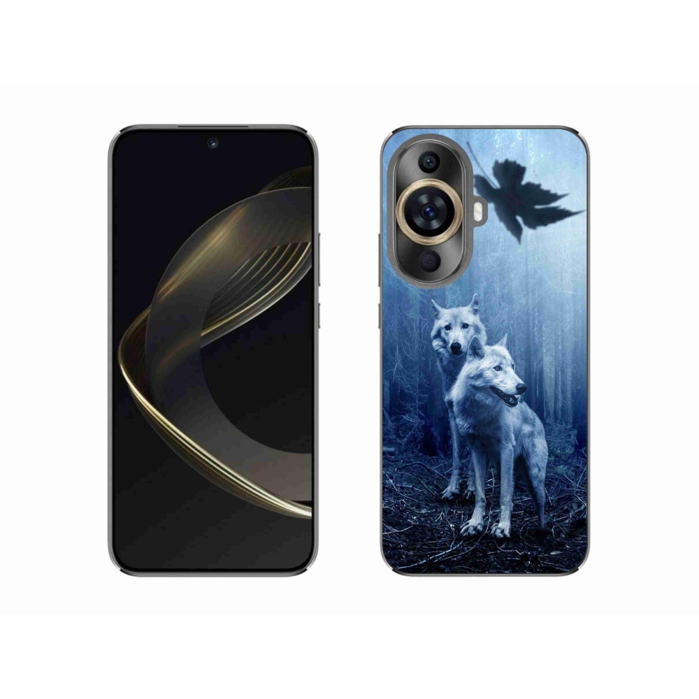 Gelový kryt mmCase na Huawei Nova 11 - vlci v lese