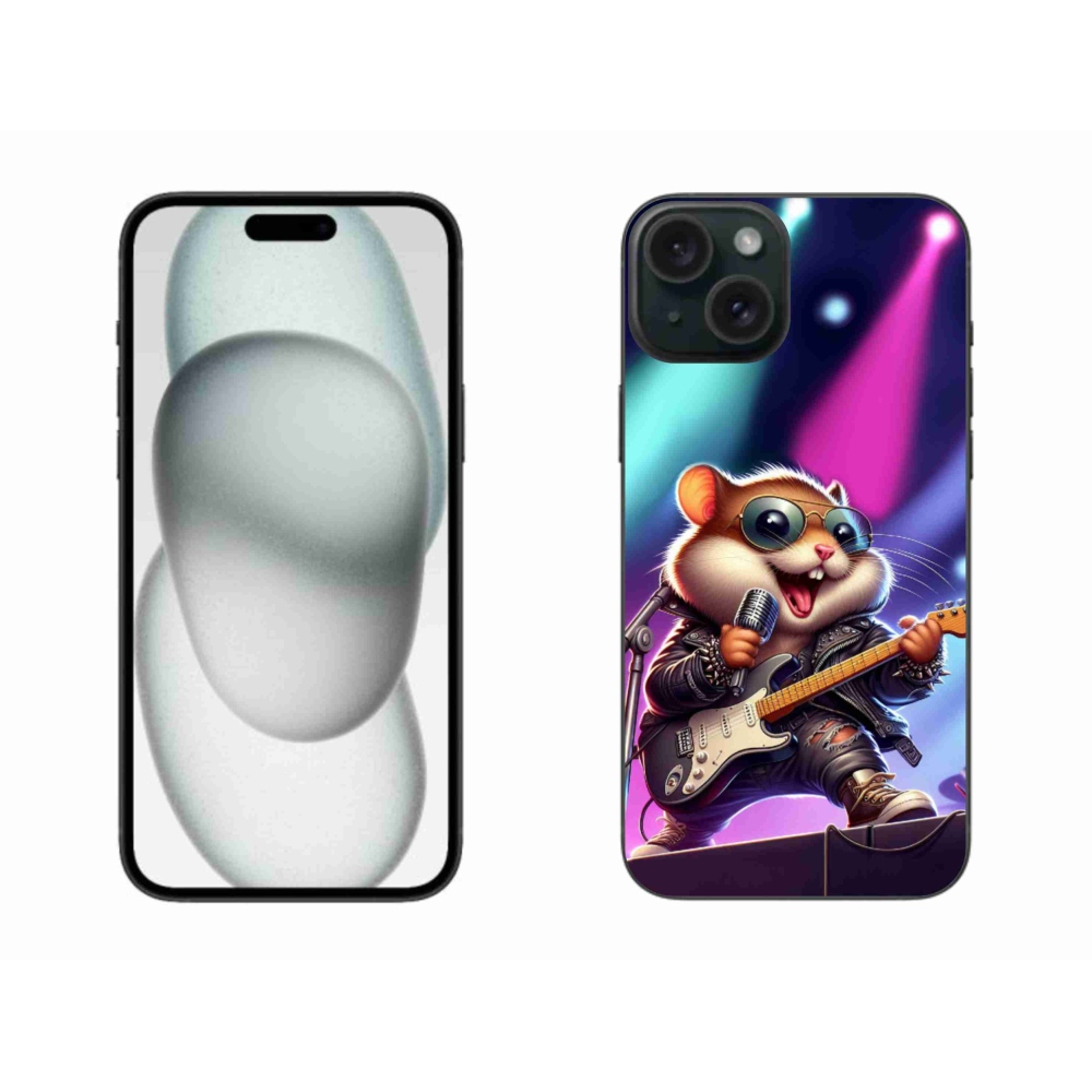 Gelový kryt mmCase na iPhone 15 Plus - křeček rocker
