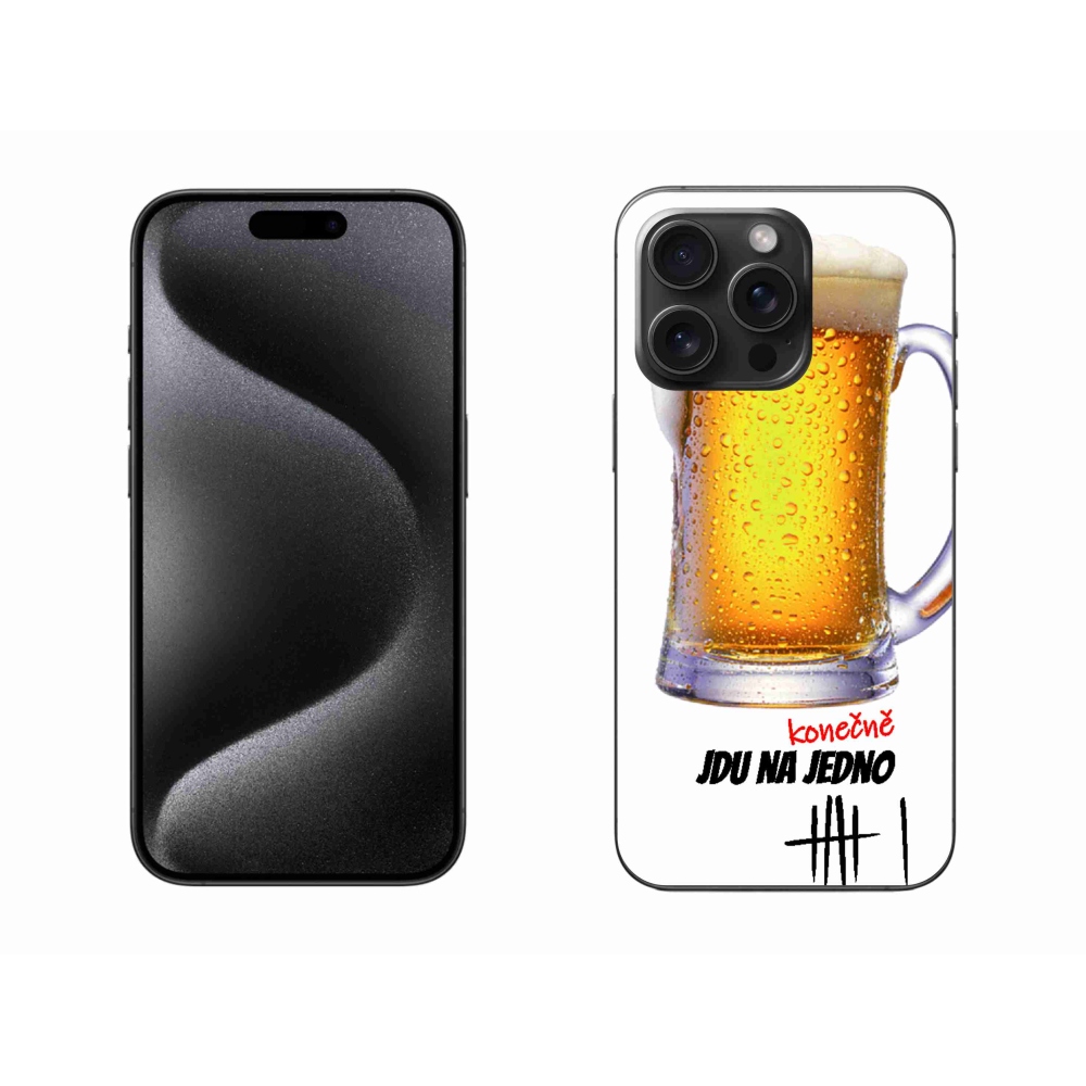 Gelový kryt mmCase na iPhone 15 Pro Max - jdu na jedno