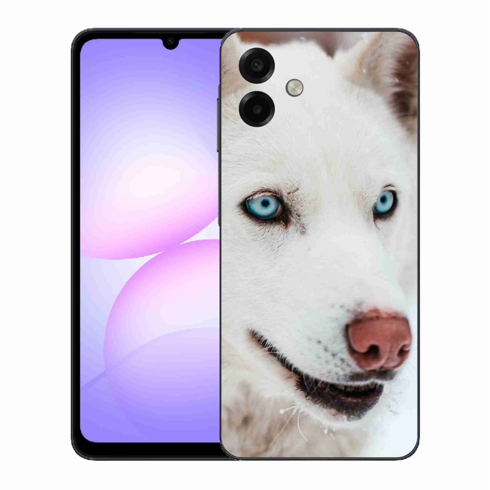 Gelový kryt mmCase na Samsung Galaxy A07 4G - psí pohled