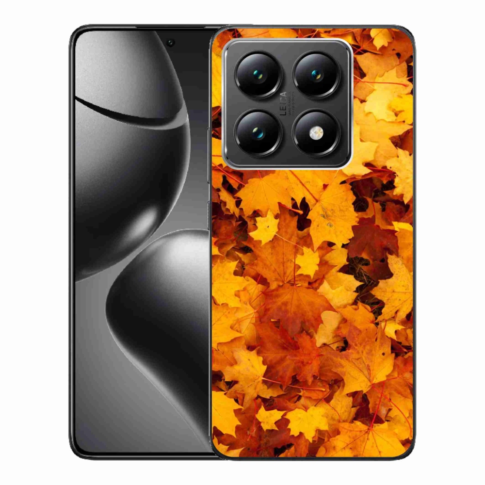 Gelový kryt mmCase na Xiaomi 14T - javorové listy